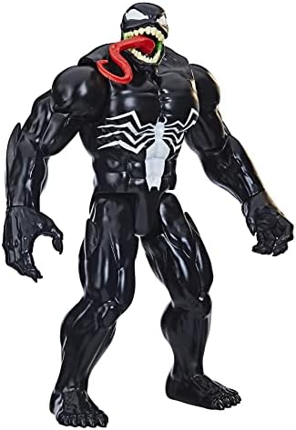 Marvel Hasbro Spider-Man Titan Hero Series Deluxe Venom Toy 12-Inch-Scale Collectible Action Figure, Toys for Kids Ages 4 and Up