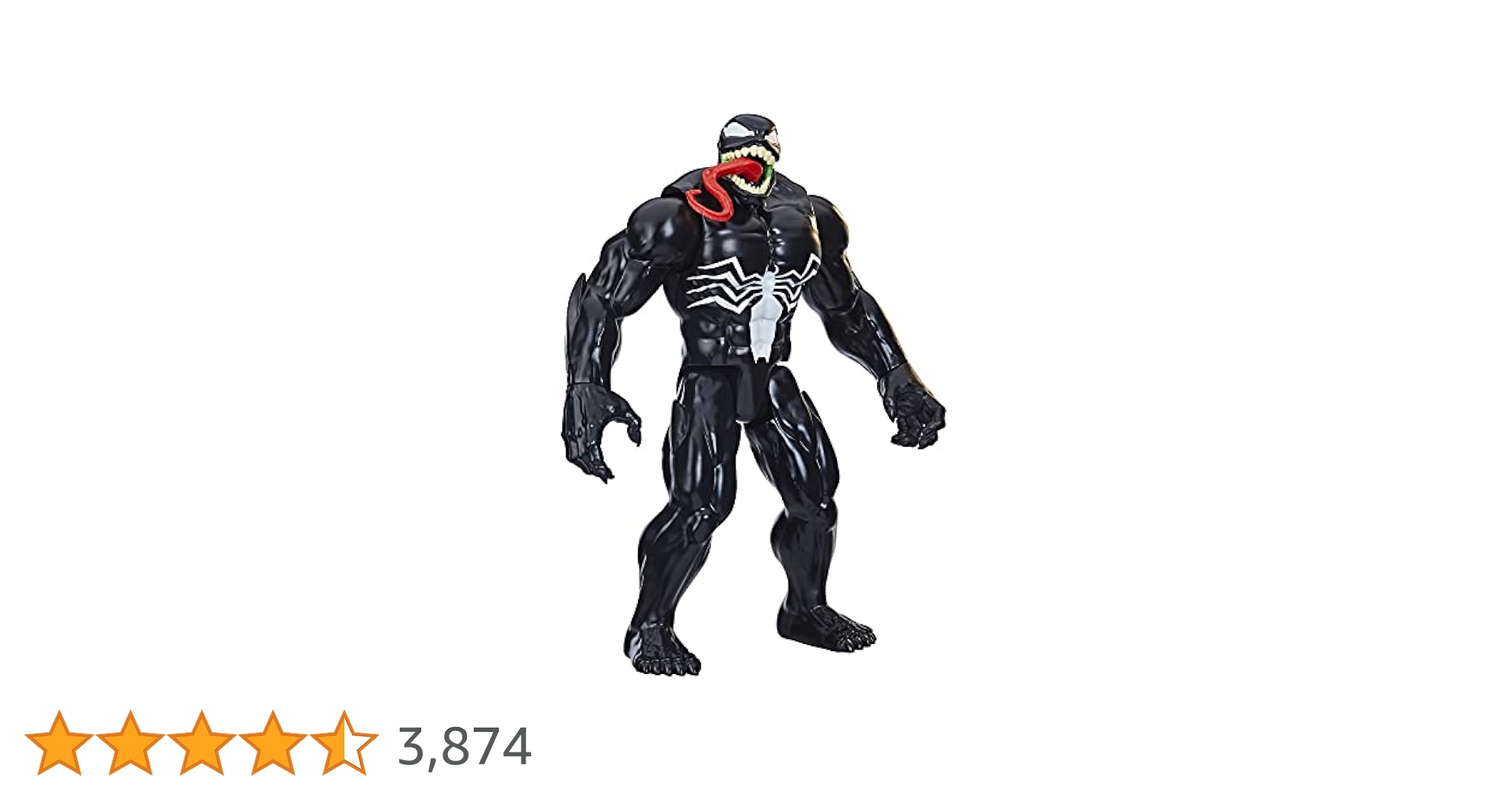 マーベルハスブロスパイダーマンタイタンヒーローシリーズDeluxe Venom Marvel Spider-Man Titan Hero Series Deluxe Venom Toy 12-Inch