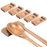 Kailund 箸置き 木製 5個セット 和風 箸置き オシャレ スプーン置き 業務用箸置き 箸枕 和食器 飲食店 引っ越し 新築祝い