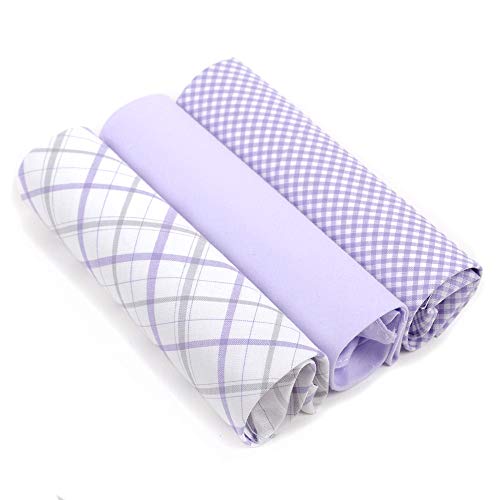 Umo Lorenzo 100% Cotton Men's Plaid Handkerchief Set - Multi-pack Soft & Durable 16