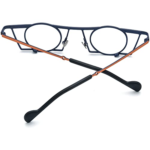 Image of FONEX Pure Titanium Glasses Frame Men Square Frame Round Lens Eyeglasses Women Eyewear F85750