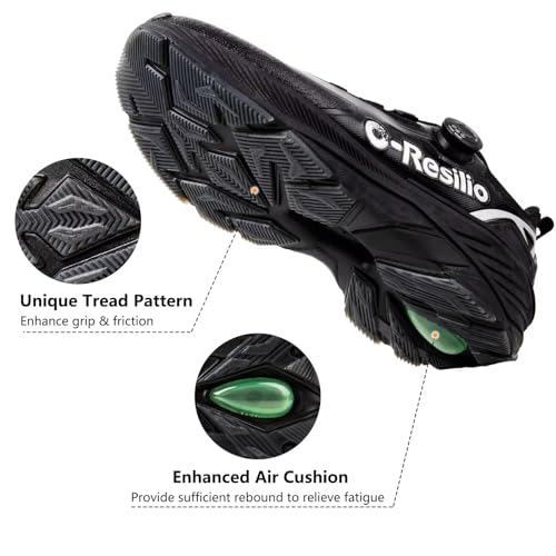 Mens Waterproof Hiking Shoes Quick Laces Outdoors Walking Trekking Camping Tennis Sneakers2