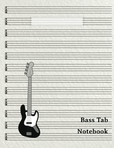 Tablatures basse 4 cordes le carnet vierge pour apprendre et progresser - 2