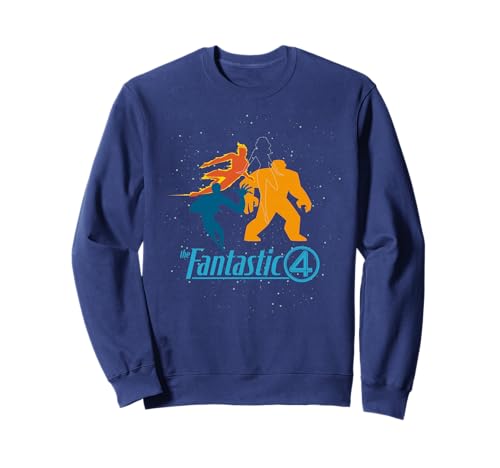 Image of Marvel Studios The Fantastic Four: First Steps Team and Logo Sweatshirt