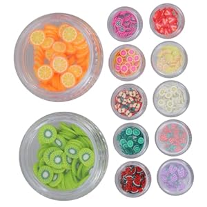 Healeved 12 Boxen Fimo Nageldesign