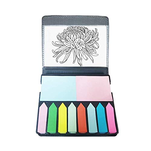 Fleur de chrysanthème mémo adhésif pour ne plus jamais perdre votre page importante