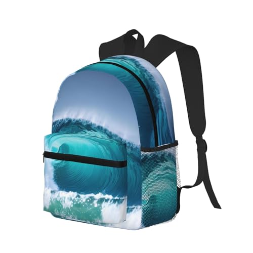 Sac à dos avec poches Ocean Wave noir taille unique léger mixte - 2