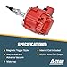 A-Team Performance Slant-6 HEI Distributor - Red Distributor Cap, 6 Cylinder, 65K-Volt Coil - One-Wire Install & Magnetic Pickup Coil, Compatible with AMC & Jeep Inline-6 232, 242 & 258