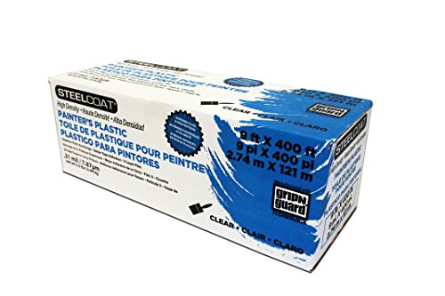 PETOSKEY 9x400 Masking Sheet, 9' x 400', Clear