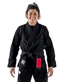 KINGZ Kore Gi Brazilian Jiu Jitsu - Women's Lightweight Durable BJJ Kimono - IBJJF Legal - 375gsm Pe