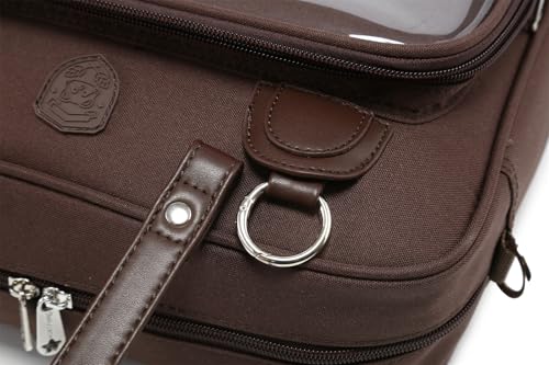 Image of Oxford Ita Bag Crossbody Shoulder Bag Satchel Messenger Backpack Multi-Purpose Pins Display