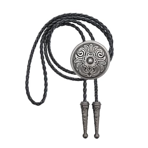 Image of Jeilwiy Bolo Tie for Men, Western Bolero Tie Cowboy Ties Native American Cowgirl Bolo Tie Accessories for Men Women