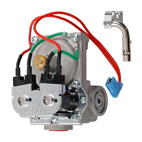 Image of RV Water Heater Solenoid Gas Valve & 91638 Main Burner Kit - Compatible with Atwood 6-Gallon Models: GC6AA-10E, G6A-8E, G6A-6E, GCH6-4E, GH6-6E, GCH6A-8E - Replaces 93844, 93870, 92078, 92089