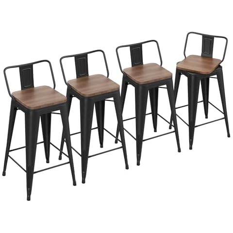 Yongchuang Swivel Bar Stools Set of 4 Cover