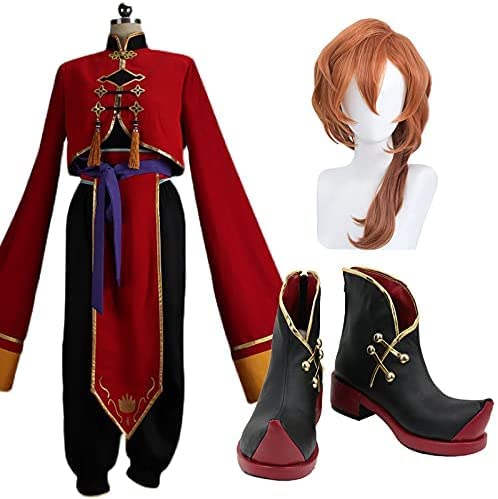 Amazon.co.jp: 漫尚cosplay中原中也 コスプレ ウィッグ、靴付き 文豪