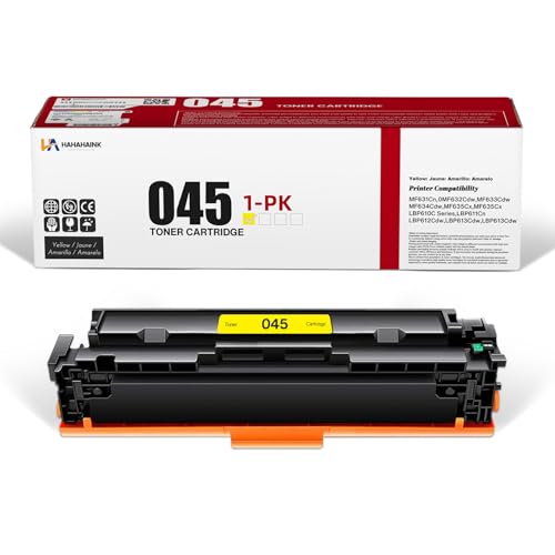 Image of 045 Yellow Toner Cartridge 1-Pack High-Yield Compatible CRG 045 Toner Replacement for canon 045 yellow toner cartridge for Color imageCLASS MF634Cdw MF632Cdw LBP612Cdw MF631Cn MF633Cdw MF635Cx Printer