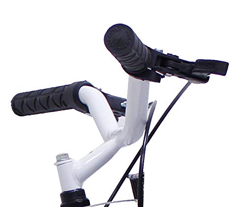 Bicicleta Aro 20 Infantil Feminina Passeio+Rodinhas De Brinde (Branco)