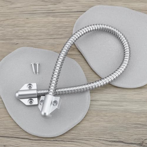 2 conductos flexibles de acero inoxidable de 408 mm para cables de control de acceso y puertas 6