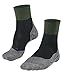Produktbild FALKE Herren Wandersocken TK2 Explore Short Cool Funktionsgarn Antiblasen Dick 1 Paar, Schwarz (Black 3007), 39-41