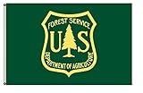 Fyon Large USFS Forest Service Flag 3X5Ft