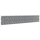 vidaXL Gabionen Wand mit Deckel 600x30x100cm Steingabionen Gabione Steinkorb