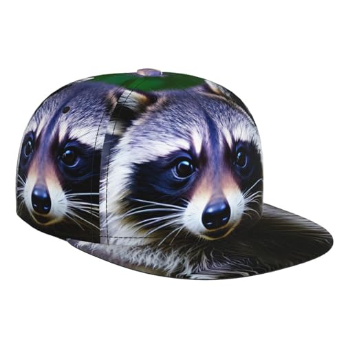 Cute Baby Jaguar - Gorra unisex de ala plana, gorra de béisbol clásica ajustable para hip hop y rock, negro, talla única, Negro, talla única
