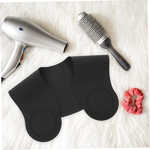 FRCOLOR Coiffeur Schneidekragen Schürzen Für Erwachsene Schneidkragen Für Friseur Haarschneidekragen Haarunterlage Latzschal Friseurbedarf Kragen Schwarz Farbschale Friseur