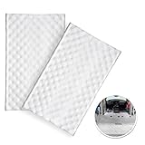 Chaoxinyizu デッドニング 車 断熱材 断熱マット吸音マット 吸音シート 制震材 自動車 制振 吸音 吸音対策 簡単 DIY 室内装飾 楽器 消音 防音 吸音パネル 自動車/室内装飾/楽器用 (ホワイト, 80*50cm(2枚))