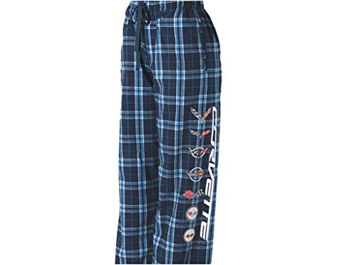 Corvette Generations Blue and Black Pajama Pants