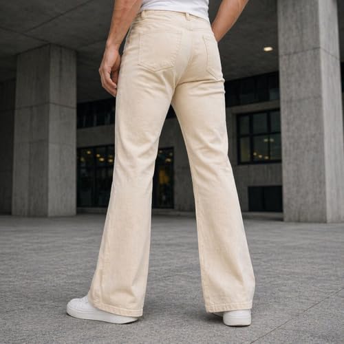 Image of THIRD QUADRANT Relaxed fit Denim Jeans for Men || Straight Leg Jean for man || Regular fit Blue Color Jeans