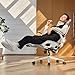 SIHOO B100 Pro Sedia Ergonomica da Ufficio con Poggiapiedi, Sedia da Scrivania Supporto Lombare 4D, Sedia per Computer Poggiatesta 3D, Braccioli Pieghevoli 4D, Reclinazione 90-135°, Bianca