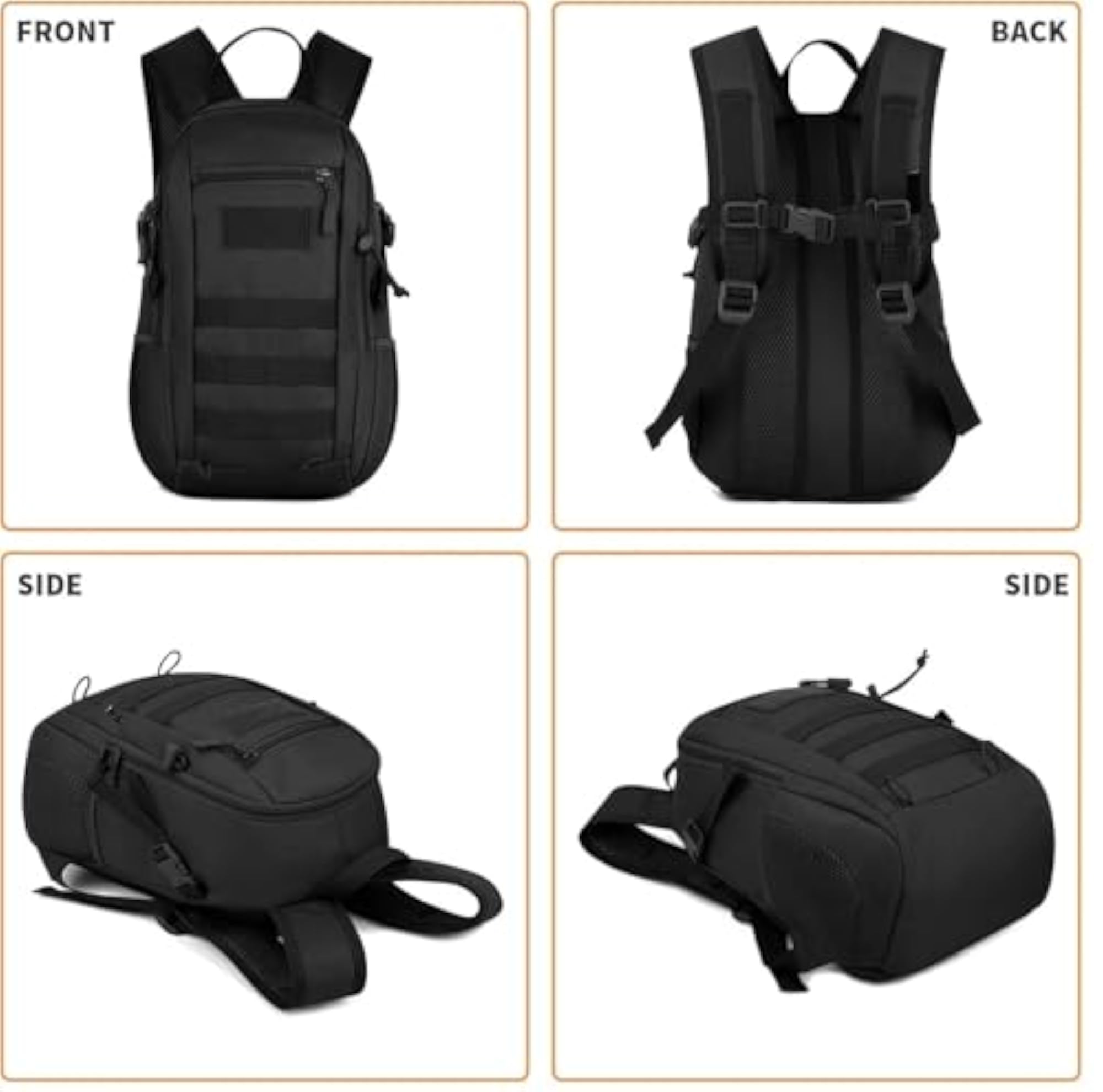 Mini Tactical Backpack MOLLE Daypack Gear Pack