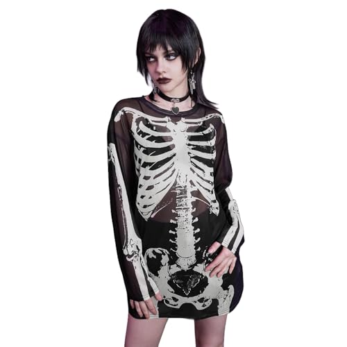 Skeleton Costume for Women Adult Sexy Halloween...
