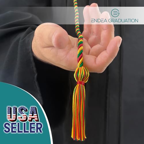 Image of Endea Graduation Single Honor Cord Three-Color (Red /Gold /Green)