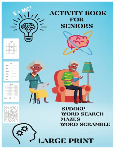 Activity Book for Seniors: Sudoku, Word Search, Mazes, and Word S...