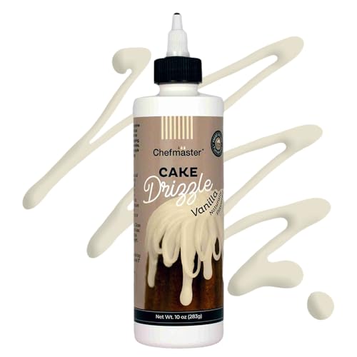 Vanilla-Flavored Cake Drizzle by Chefmaster, Edible Cake Dri...