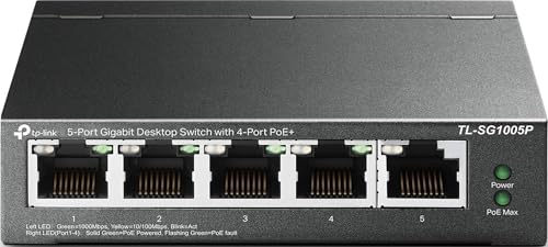 TP-Link TL-SG1005P 5-Port PoE+ Switch