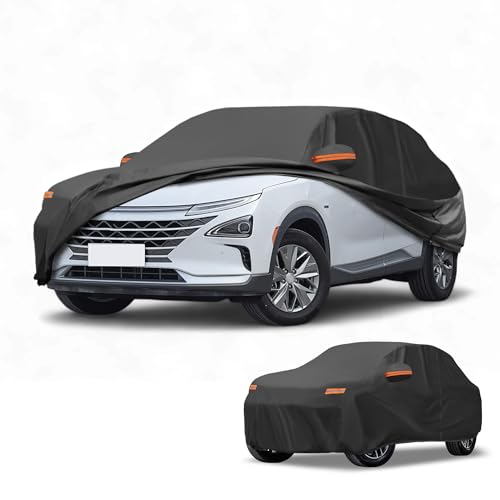 Éviter les rayures de pluie et soleil : housse étanche pour Hyundai Nexo noir