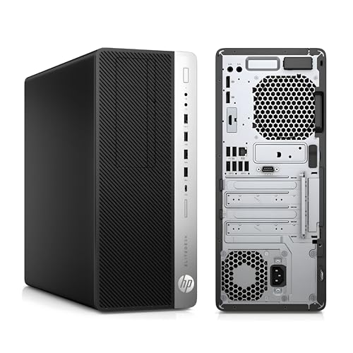 HP EliteDesk 800 G4 MT Mini Tower Business Computer PC, Intel Quad Core i7-8700 up to 4.60GHz, 32GB DDR4, 1TB SSD, Displayport, RJ-45, WiFi, Bluetooth, Windows 10 Pro (Renewed) - Image 3