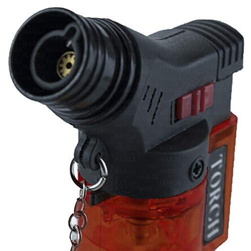 KIT COM 3 MINI MAÇARICO CULINÁRIO DE PLÁSTICO COLORIDO RECARREGAVEL