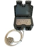 Outdoor Garden Extension Lead Socket Box IP65 Rated 10m Cable