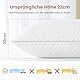 BedStory Kopfkissen 40x80 2er Set mit abziehbarem Bambusfasern Bezug, Antimilben und antibakteriell Kissen aus 950g x 2 Mikrofasern, hypoallergen bequemes Weiches und atmungsaktives Kissen