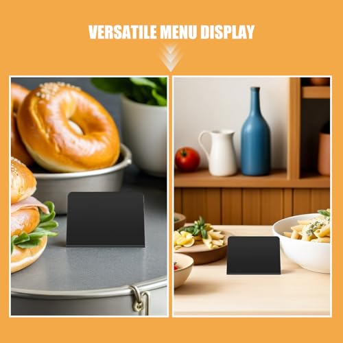 Mini ardoise noire effaçable pour identifier les plats de buffet de fête