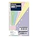 Filofax B132672 Organizer Nachfüllpack, persönliche Größe, Pastellfarben, kariertes Papier