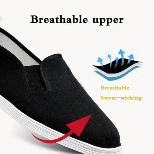 Chinese Cloth Shoes, Slip-on, Easy to Put On and Take Off, Suitable for Indoor and Outdoor Use2