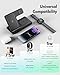 Wireless Charger iPhone Charging Station: 3 in 1 Charger Stand Multiple Devices for Apple - iPhone 17 16e 16 15 14 Pro Max 13 12 11 - Watch 10 9 8 7 6 5 4 3 2 SE and Ultra Series - Airpods 4 3 Pro
