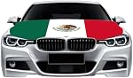 Car Hood Cover Country Flag Hood Cover Durable Weatherproof Universal Fit Car Cover for All Seasons Protection Custom Fit for Cars Trucks SUVs (Mexico)