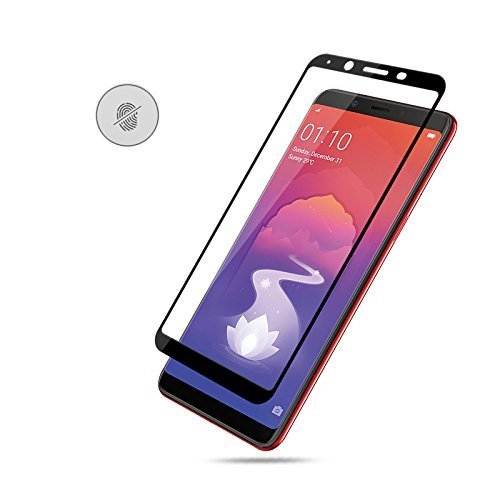 Image of DD SON Screen Protector Full Glue Coverage Edge to Edge Tempered Glass for Realme 1 /Oppo F5 (Black)