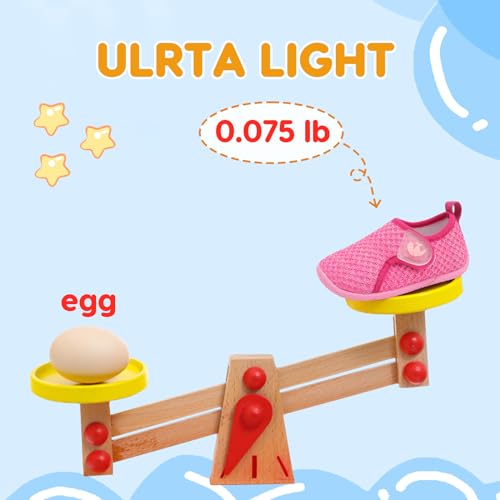 Image of FEETCITY Toddler Walking Shoes Slip On Toddler Shoes Boys Girls Kids Sports Sneakers Casual School Shoes Barefoot Shoes
