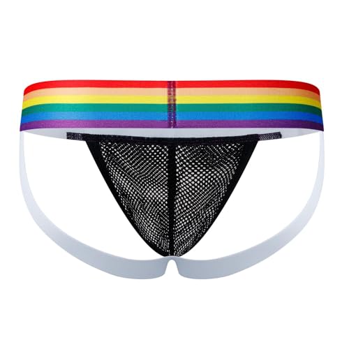 JOCKMAIL Jock Straps for Men Breathable Men's Jockstraps Sexy Athletic Supporter Underwear for Gym and Party4